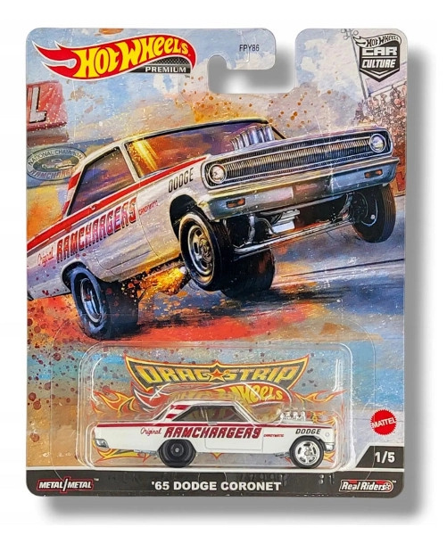 Hot Wheels Premium Dodge Coronet 1965 – kovový model pro sběratele