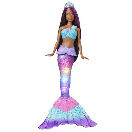 Mattel Barbie Blikající mořská panna Brunetka