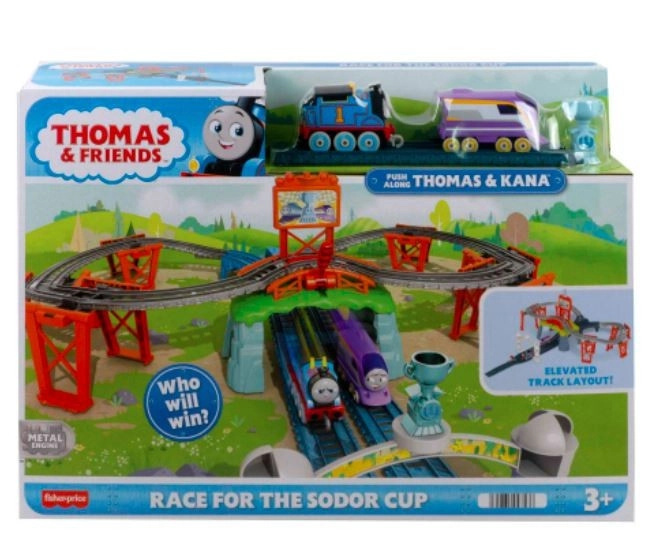 Toys Thomas and Friends Race For The Sodor Cup Playset
