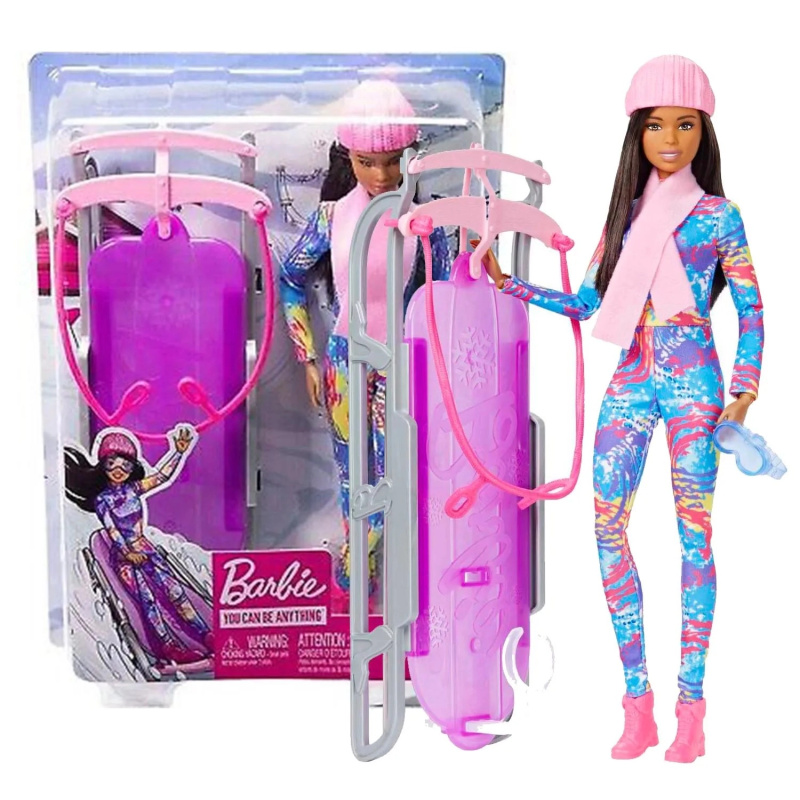 Barbie na sáňkách HGM74
