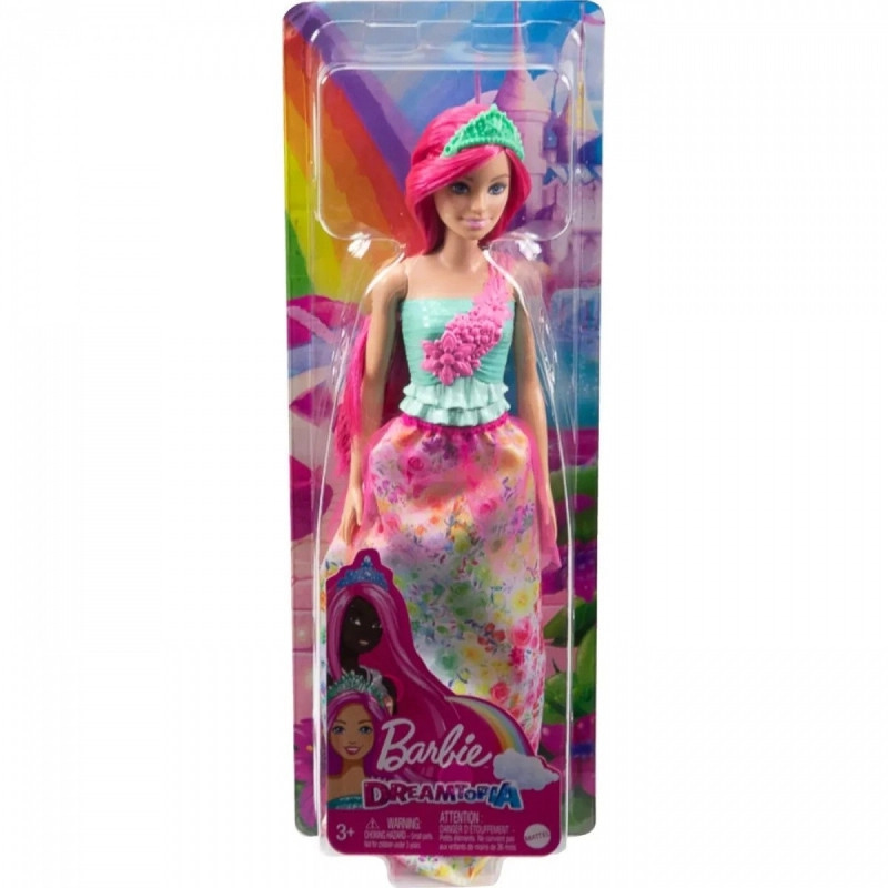 Panenka Barbie Dreamtopia s malinovými vlasy