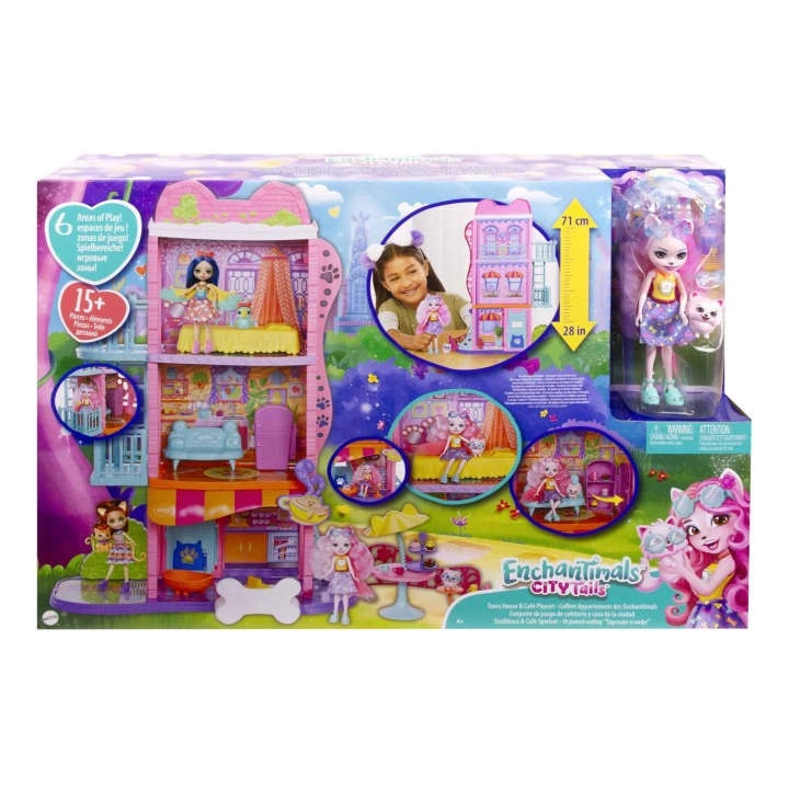 Mattel Enchantimals Byteček ve městě HHC18