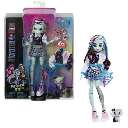 Mattel Monster High Doll Frankie Stein With Pet HHK53