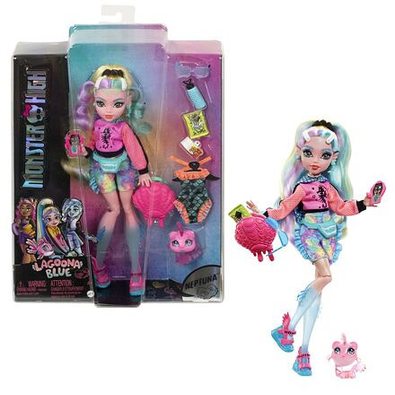 Mattel Monster High Doll Lagoona Blue With Pet HHK55