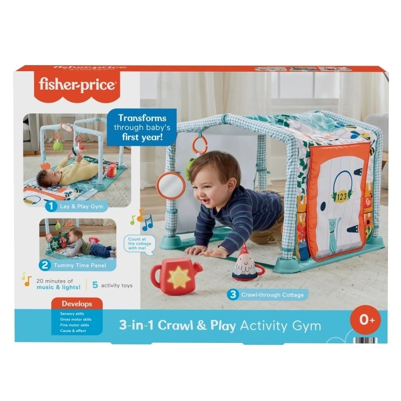 Fisher Price Hrací dečka s domečkem se zvuky HJK45