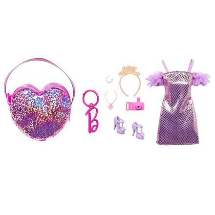 Barbie Batoh/Kabelka s oblečkem a doplňky