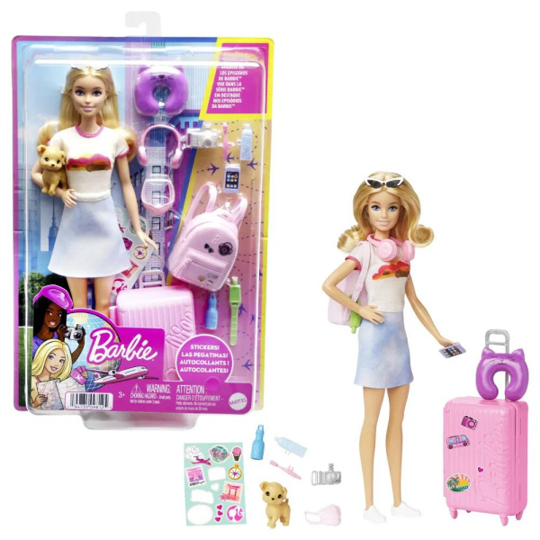 Barbie Panenka Malibu na cestách HJY18