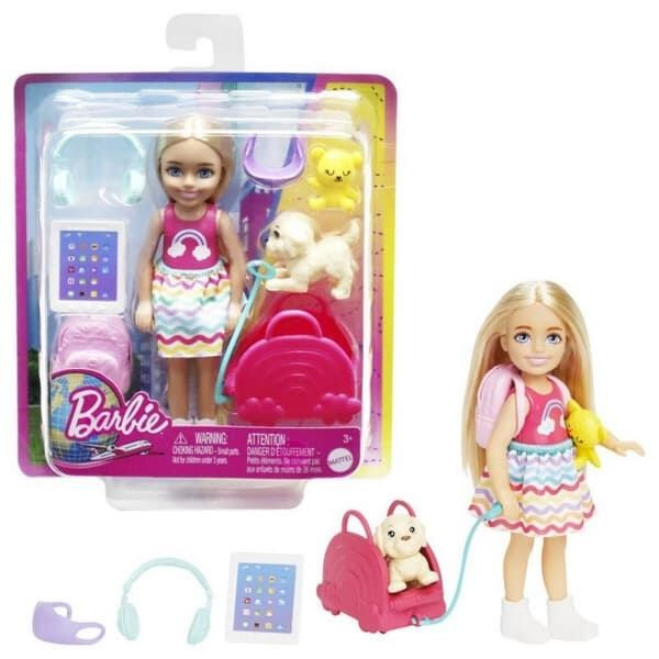 Barbie Panenka Chelsea na cestách HJY17