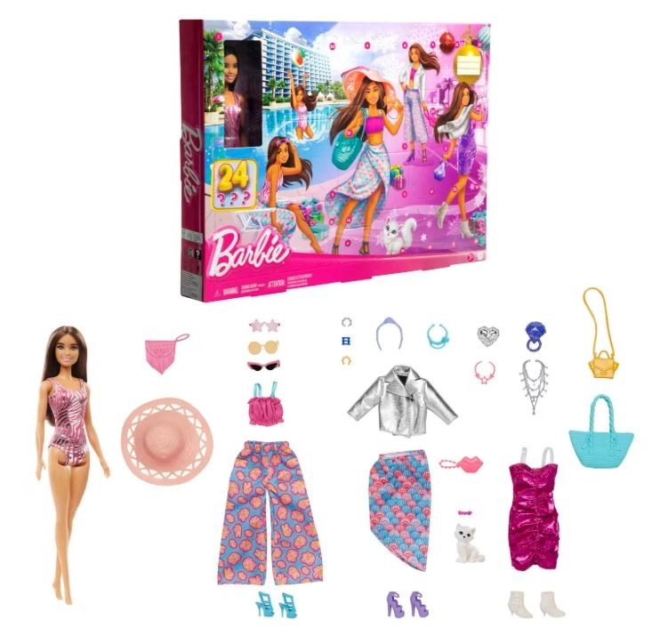 Mattel Barbie Módní adventní kalendář HKB09