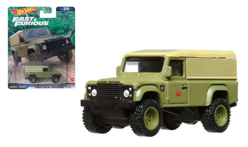Hot Wheels Land Rover Defender 110 – Fast & Furious sběratelský model 1:64