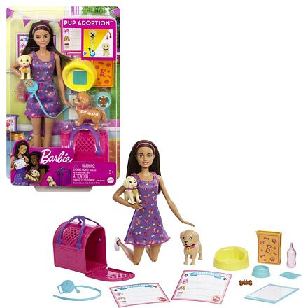 Barbie Panenka s pejsky HKD86