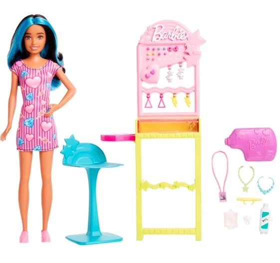 Barbie Skipper Sada pro první práci s piercingem v uchu