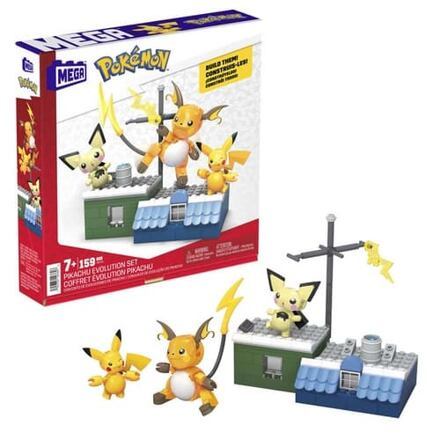 Pokémon MEGA Construction Set Pikachu Evolution Set