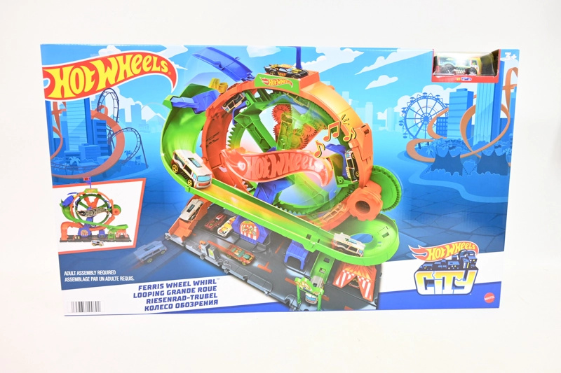 Hot Wheels City sada s ruským kolem a smyčkou