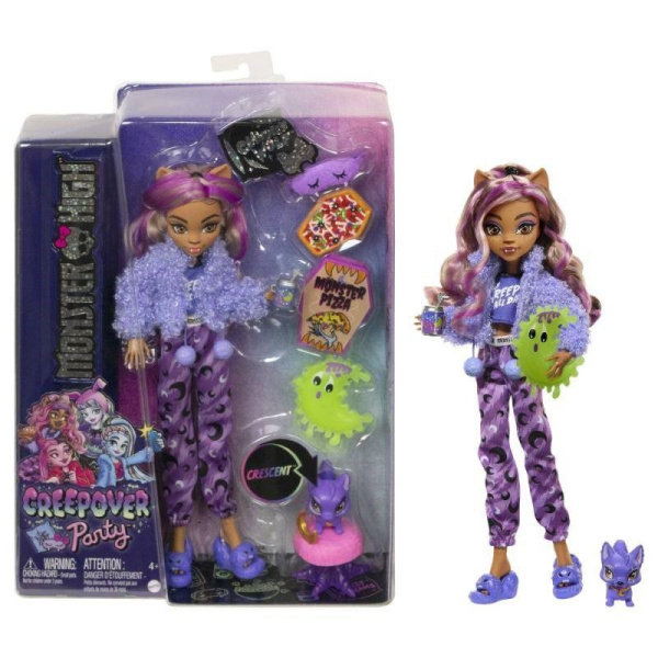 Mattel Monster High Creepover Party Clawdeen Wolf Doll