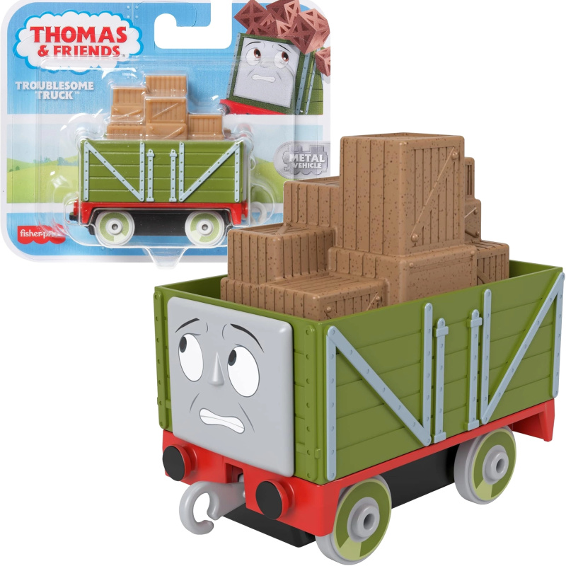 Fisher-Price Tomáš a přátelé kovový nezbedný vagónek Troublesome Truck