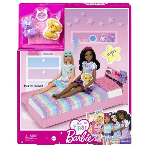 Mattel Barbie Moje první Barbie Postýlka, herní set