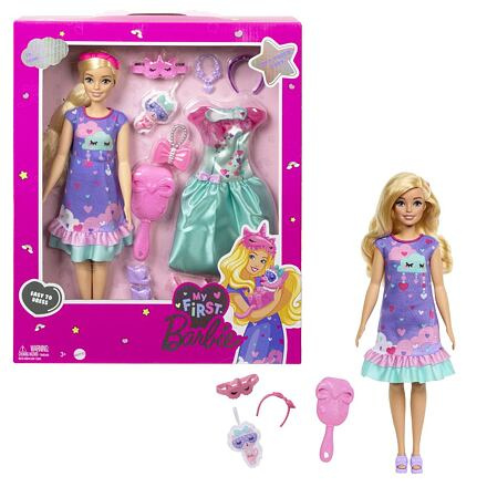 Mattel Barbie Moje první Barbie Panenka den a noc - Fialová