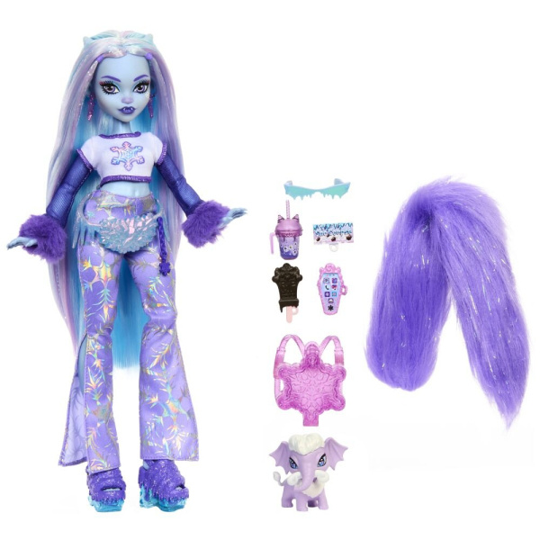 Mattel Monster High Doll Abbey Bominable With Pet HNF64