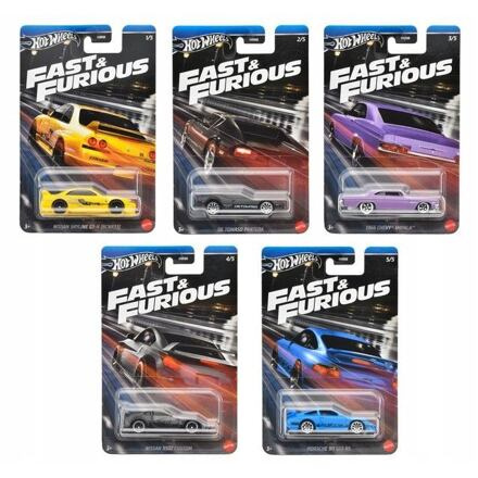 Mattel Hot Wheels Tematický angličák Rychle a zběsile, více druhů