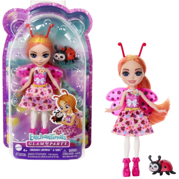 Mattel Enchantimals Glam Party Ladonna Ladybug