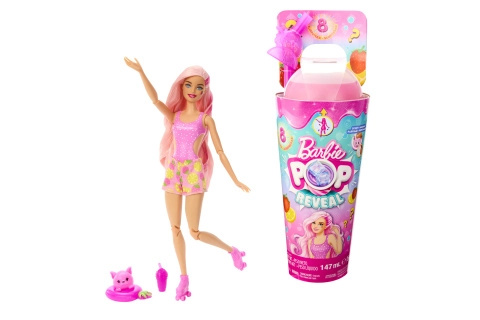 Mattel Barbie Pop Reveal Šťavnaté ovoce - Jahodová limonáda