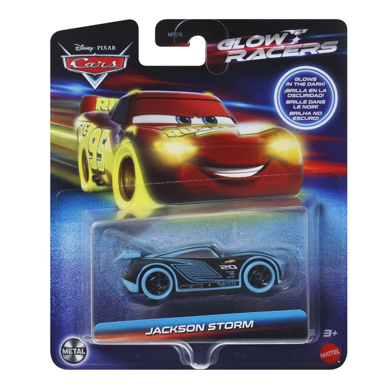 Svítící autodráha Cars Glow Racers