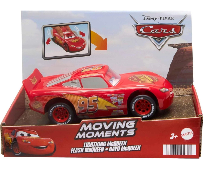 Mattel Cars Zygzak McQueen s pohyblivou mimikou