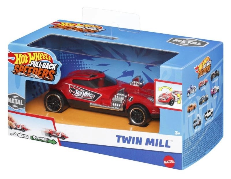 Mattel Hot Wheels natahovací auto 1:43