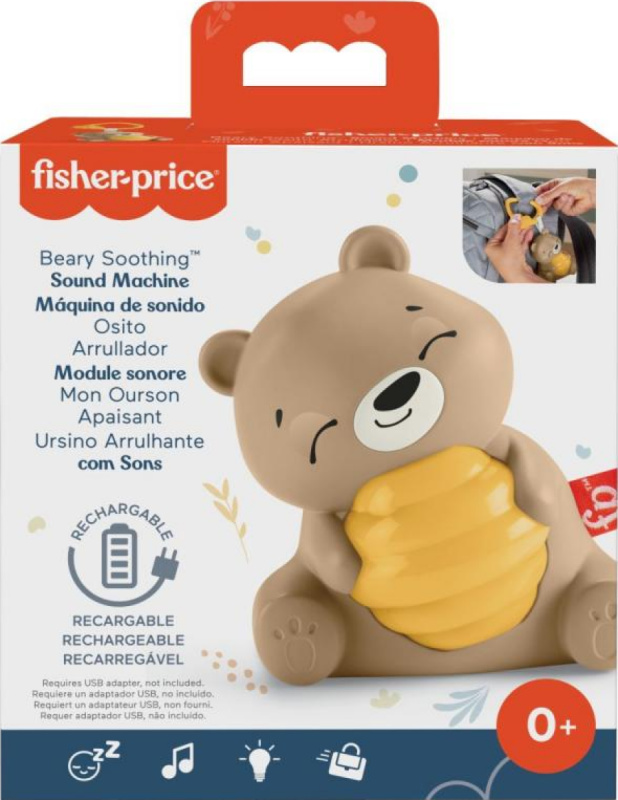 Fisher Price zklidňující hrající medvídek HRB18