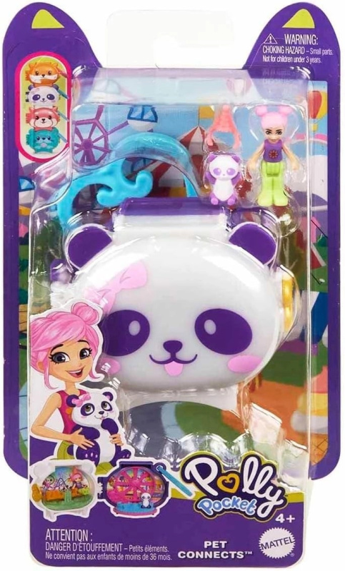 Figurka Polly Pocket s Pandou