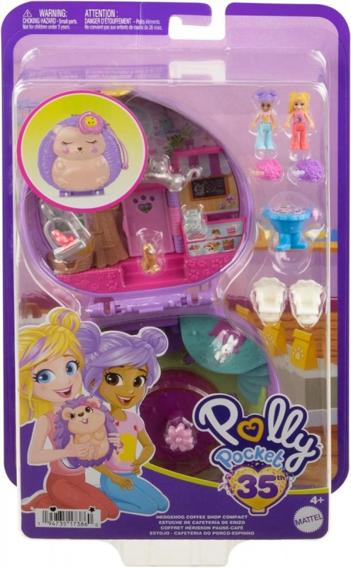 Polly Pocket – kompaktní set Ježčí kavárna