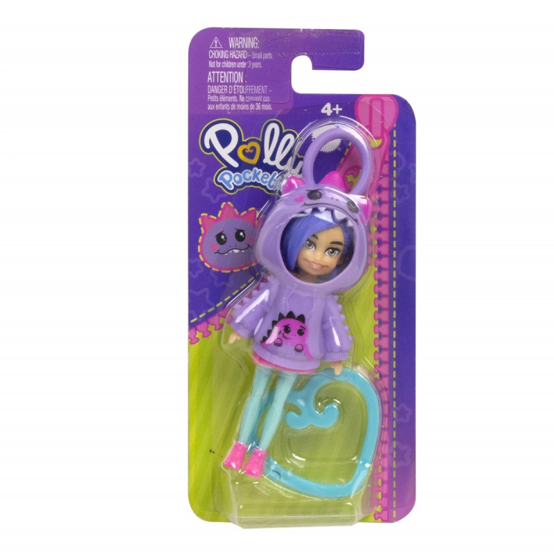 Mattel Polly Pocket Dyno fialová