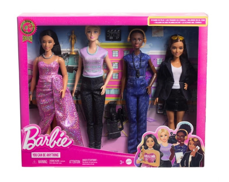 Barbie kariéra roku 2024 – ženy ve filmu, sada 4 panenek