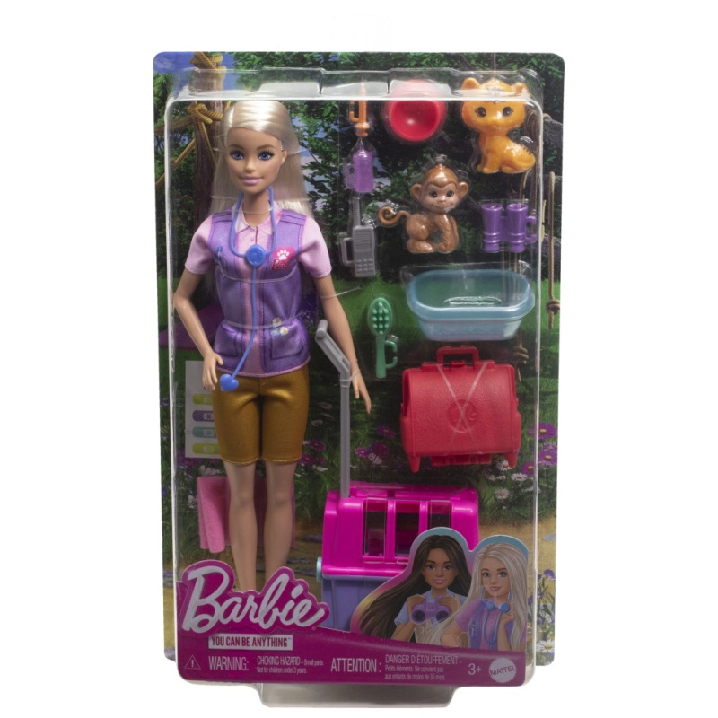 Mattel Barbie Zachraňuje zvířátka Blondýna