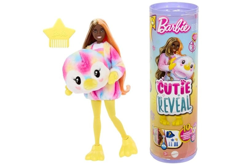 Mattel Barbie Cutie Reveal Barbie Barevné sny - Tučňák