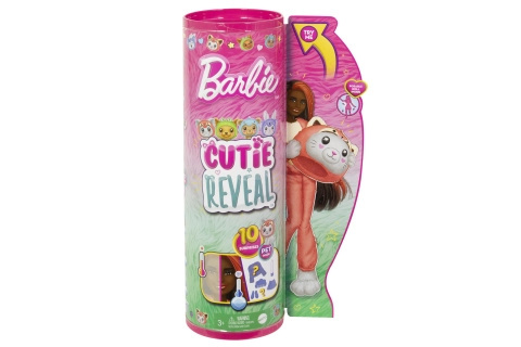 Mattel Barbie Cutie Reveal Barbie v kostýmu - Kotě v černém kostýmu pandy