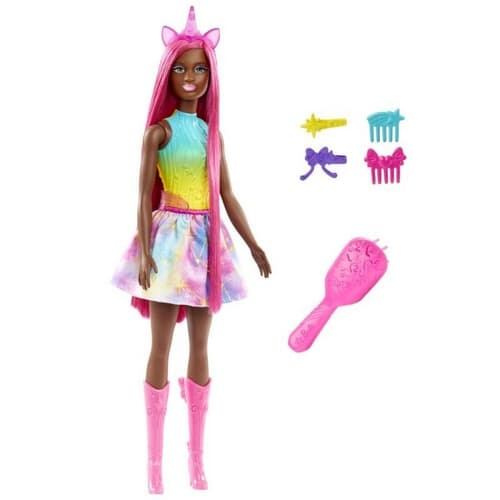 Mattel Barbie Pohádková panenka s dlouhými vlasy - Víla jednorožec
