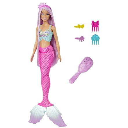 Barbie Mořská panna Panenka Dlouhé vlasy HRR00