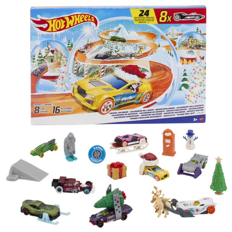 Mattel Adventní kalendář Hot Wheels 2024