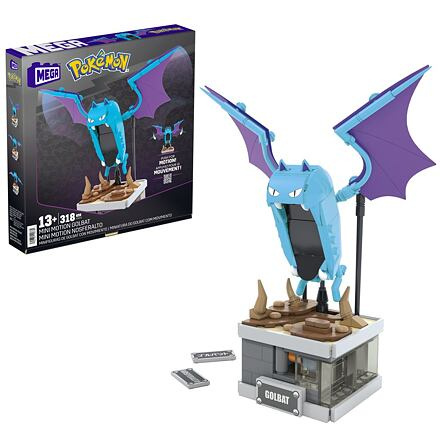 Mattel Mega Construx Pokémon Mini pohyblivá figurka - Golbat