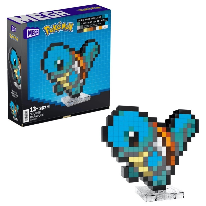 MEGA CONSTRUX Mega Pokémon pixel art - SQUIRTLE 367 ks