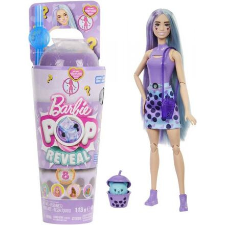 Barbie Pop reveal barbie bubble tea - mléčný čaj HTJ19