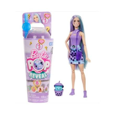Barbie Pop reveal barbie bubble tea - mléčný čaj HTJ19
