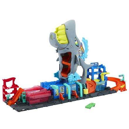 Město Hot Wheels Ultra Myčka Žralok
