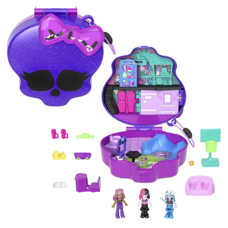 Kompaktní sada Polly Pocket a Monster High
