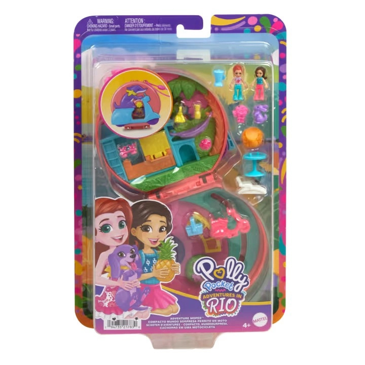 Mattel Polly Pocket Herní sada Moped HWN98