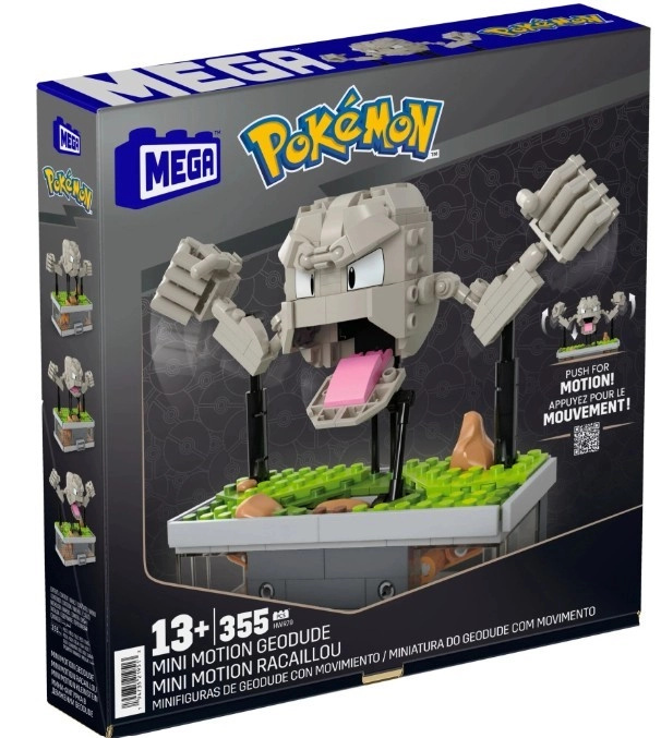Pokémon stavebnice Mini Motion Geodude