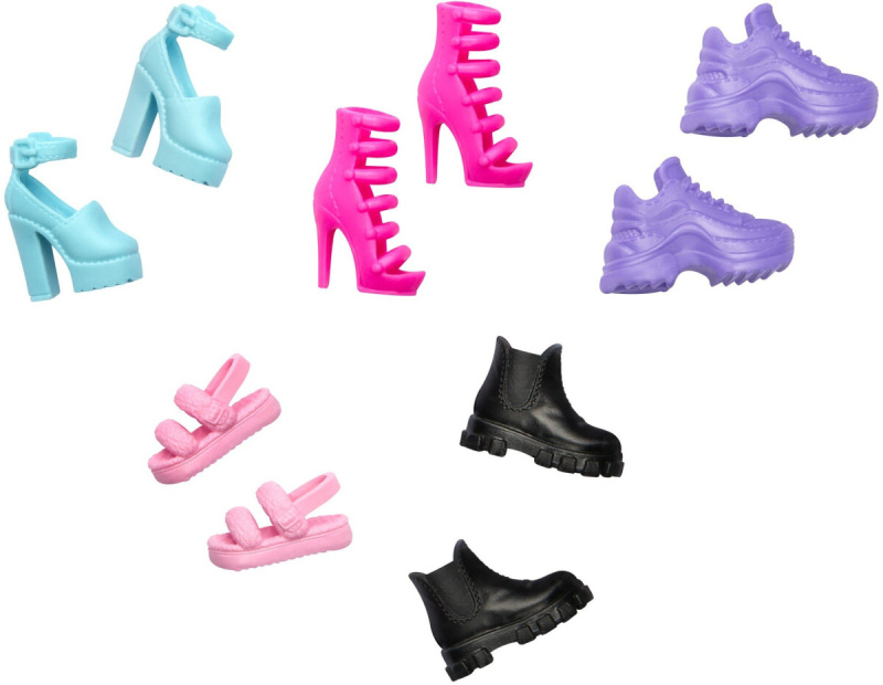 Mattel Barbie Kolekce stylových botiček HWV71