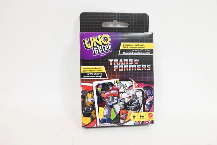 Mattel Uno flip! Transformers karetní hra